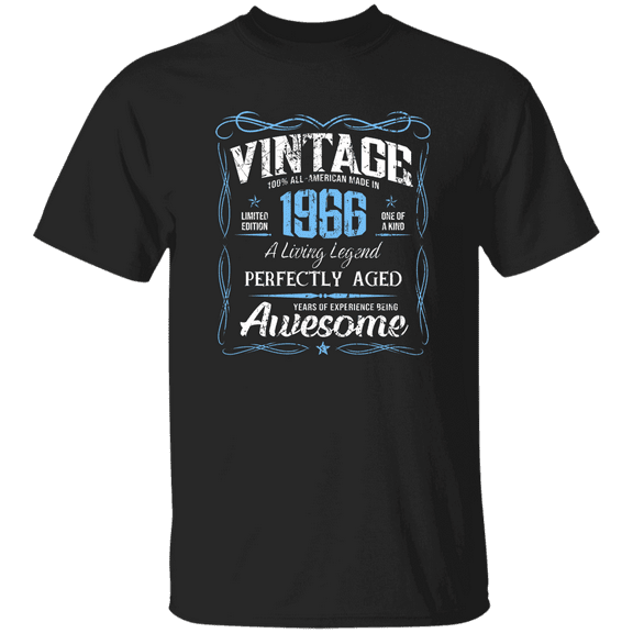Classic Birthday Made In 1966 60 Years Old 60Th Bday Decorations Vintage T-Shirt
