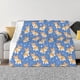 thumbnail image 1 of Fotbe Corgi Manta de Franela con Estampado, Manta Ultrasuave para Cama, Sofá, Auto, Hipoalergénica y Antibolitas-60"x50", 1 of 6