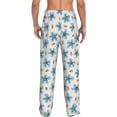 thumbnail image 3 of Daiia Flower Leaves Men's Sleep Pant with Pockets and Drawstring,Pajama Pants-XX-Large, 3 of 9