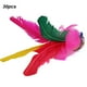 thumbnail image 3 of Volante de patada de plumas, 30 piezas de volante de patada, colorido juguete chino Jianzi para exteriores, funcionalidad versátil, 3 of 8