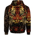 thumbnail image 4 of Sudadera con capucha y estampado de hombre lobo con capa roja elegante, novedad, sudadera con capucha moderna y versátil, sudadera con capucha para hombre, ropa para hombre, 4 of 5