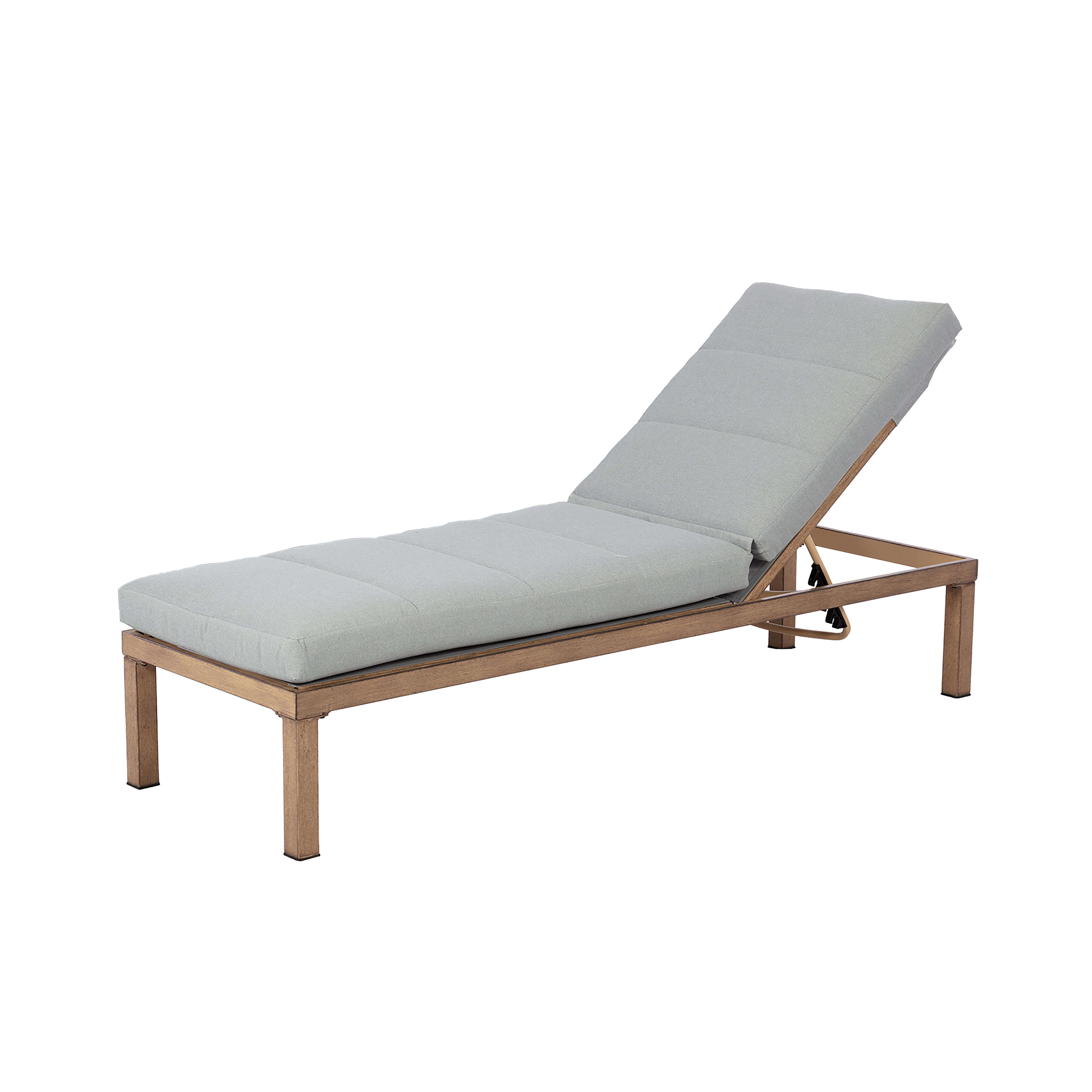 Better Homes & Gardens Marlow Adjustable Chaise Loungers, Grey, 2-Pack