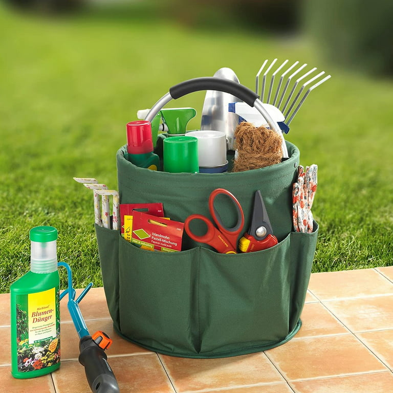 Tool Organizer Bucket Storage Bag with Garden Tool Sets, Tote