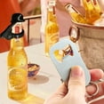 thumbnail image 3 of Portable Bottle Openers Keychain Stainless Steel Flat Opener,Bottle Cap Opener for Beverage Can,Bartender Bottle Openers for Bar Kitchen Restaurant Party Supplies Men Women, 3 of 7