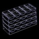 thumbnail image 1 of Juego apilable de la plataforma del tenedor de la caja de la bandeja del almacenamiento de las fichas de póker profesional 4Pcs Macarena Bandeja de fichas de póker, 1 of 8