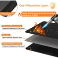 thumbnail image 7 of Large 65 x 48 Inch Under Grill Mat for Outdoor Grill, ANUNU Double-Sided Fireproof Deck & Patio Protector, Heat Resistant BBQ Mat, Waterproof & Oil-Proof for Charcoal, Gas Grill, Fire Pit, 7 of 7