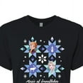 thumbnail image 3 of Disney Frozen 2 - Magic Of Snowflake - Juniors Cropped Cotton Blend T-Shirt, 3 of 5