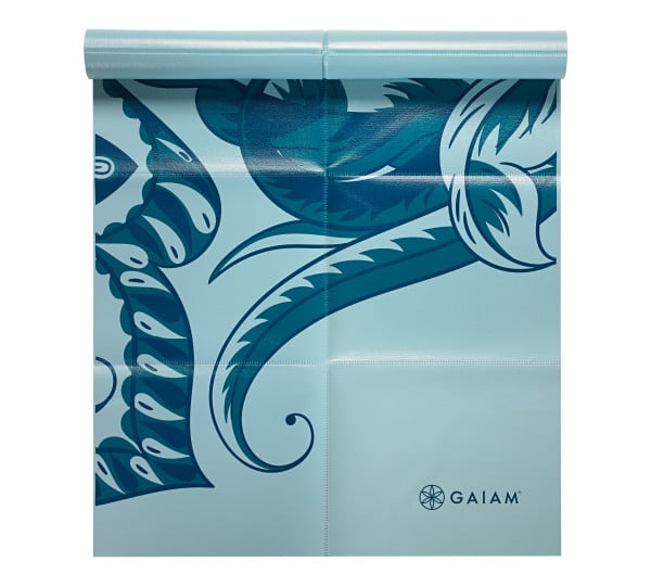 gaiam foldable yoga mat