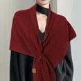 thumbnail image 6 of MOMOJIA Stylish Wool-Mix Scarf Shawl For Women Winter Warm Layering Piece Snow Commute Fashion Essential, 6 of 10