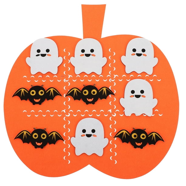 1 conjunto de tableros de rompecabezas de Halloween juego Juguetes educativos Suministros de Halloween (Orange)