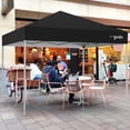 thumbnail image 2 of GVDV Outdoor Pop up Canopy 10'x10' Tent Camping Sun Shelter-Series Party Tent (Black), 2 of 11