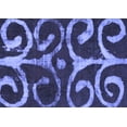 thumbnail image 1 of Ahgly Company Indoor Rectangle Abstract Blue Modern Area Rugs, 7' x 10', 1 of 4