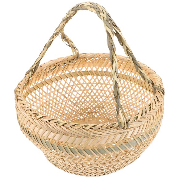 IFANLANDOR Handle Bag For Kitchen Bamboo For Organizing 1Pack