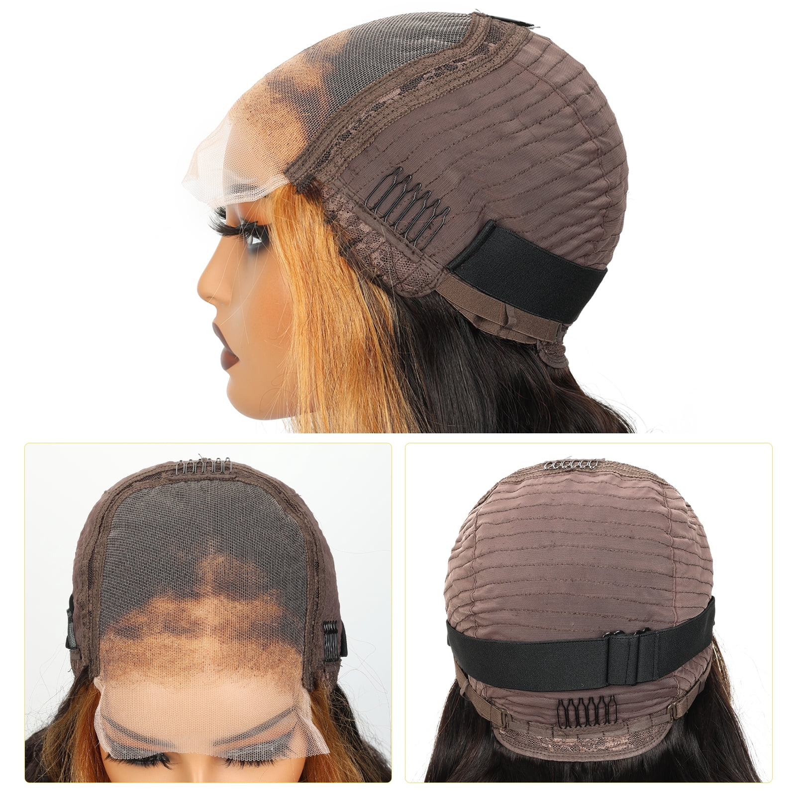 ChicRosa 5x5 Lace Closure Wig Human Hair #27 Highlight Body Wave 180% Density
