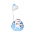thumbnail image 2 of Luz nocturna para niños, bonita lámpara de noche, USB regulable, 3 niveles, brillo ajustable, lámpara de noche, viñetas de animales, lámpara de mesa Azul, 2 of 9