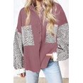 thumbnail image 4 of Chemises en Velours Côtelé pour Femmes avec Poche, Manches Longues Décontractées, Blouses Surdimensionnées, 4 of 6
