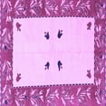 thumbnail image 1 of Ahgly Company Indoor Square Oriental Purple Modern Area Rugs, 8' Square, 1 of 4