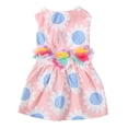 thumbnail image 1 of Bienvenido Vestido para Perros Suave Transpirable Lindo Vestido de Verano de Moda para Cachorros con Decoración de Flores para Fotografía de Fiestas Diarias Rosa S, 1 of 8