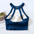 thumbnail image 4 of cfhntfmh Womens Crop Tank Tops with Bulit in Bras Trendy Sleeveless Round Neck Ribbed Knit Blouses Comfy No Underwire Tops, 4 of 5