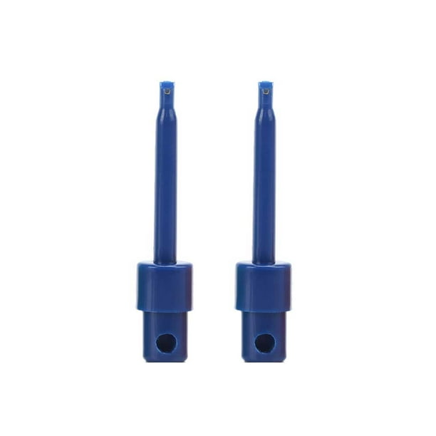 Injueey Sonda de prueba de gancho de prueba, 2 uds., herramientas de medición ligeras únicas electrónicas redondas, accesorio de circuito de Videojuegos y accesorios Azul