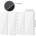 thumbnail image 2 of FNNMNNR 4 Pieces Large Clear Acrylic Cake Scraper Set Cakes Smoother Scraper Cake Stripes Edge Contour Comb for DIY Icing Frosting Buttercream Cream Decorating Kitchen Baking Tool, 2 of 7