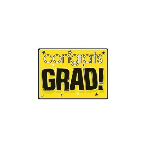 Costumes 202640 Congrats Grad Yellow Graduation Cutouts
