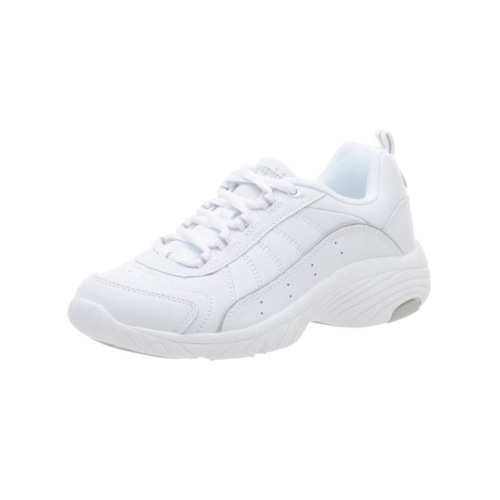 Easy Spirit Womens Punter Leather Low Top Lace Up Tennis Shoes