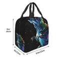 thumbnail image 3 of Disketp colorful flames dinosaur for Insulated Lunch Bag for Women and Men, Perfect for Work, Hiking, Picnic, 3 of 8