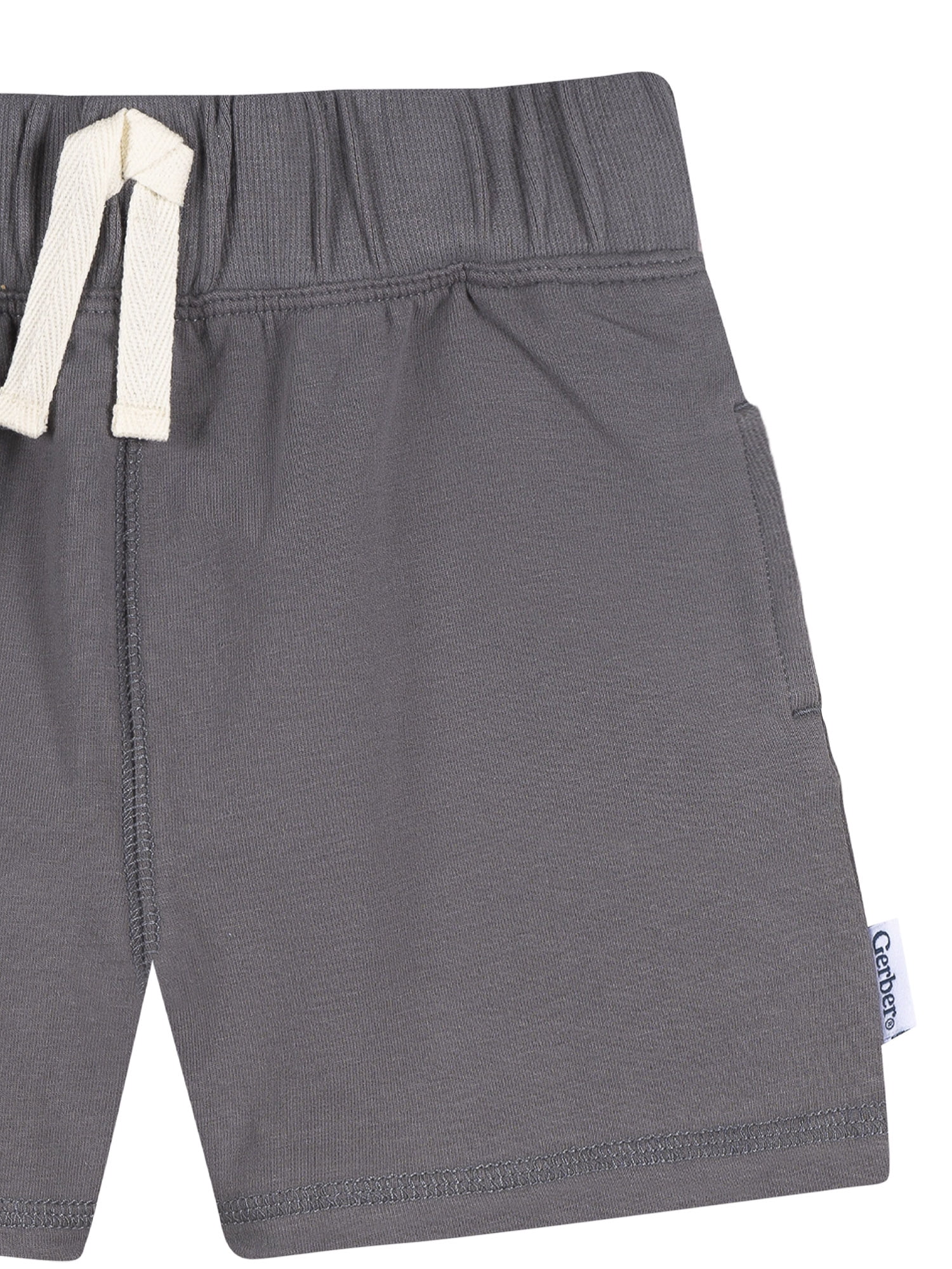 Gerber Baby and Toddler Boy Knit Shorts, 3-Pack, Sizes 0/3 Months - 5T