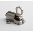 thumbnail image 3 of Pestillo con resorte, pestillo automático con perno de carga de resorte, anillo de tracción de cierre automático, cerradura de seguridad para puerta de cobertizo y ventana, 3 of 5