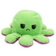 thumbnail image 2 of Pulpo de peluche reversible de doble cara, juguete para bebé (morado y verde, 20 x 10 cm), 2 of 14