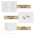 thumbnail image 5 of Tall Bathroom Storage Cabinet, Bathroom Floor Cabinet with 4 Doors and 1 Drawer, Equipped with Anti-Tipping Device, Freestanding Large Cabinet for Bathroom Living Room Kitchen,White, 5 of 7