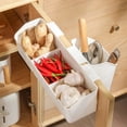 thumbnail image 2 of Tnobhg Kitchen Hanging Storage Box Punch-free Anti-slip Pantry Cabinet Closet Door Holding Case Under Sink Spices Condiments Ginger Garlic Organizer Bathroom Storage Case, 2 of 7