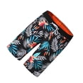 thumbnail image 2 of Guardurnaity Pantalones cortos de playa de poliéster Patrón estampado Piernas anchas Pantalones cortos de verano Pantalones casuales ajustables Prendas para la parte inferior del cuerpo Negro M, 2 of 6