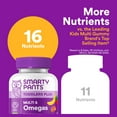 thumbnail image 2 of SmartyPants Toddlers Plus Multi & Omega-3 Gummies 2-Pack, Improved Formula, 25% Less Sugar, 60 Ct Ea, 2 of 9