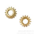 thumbnail image 1 of Shisuyan 12pcs Guitar Tuning Gears: Hexagonal Tuning Pegs Precision 15-Tooth Gears - Metal Tuner Accessory For Acoustic Electric Guitar Replacement, 1 of 1