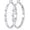 Silver-30mm, variant on Heart Cubic Zirconia Large Hoop Earrings for Womens 14k Gold Plated Hypoallergenic Rhinestone Hoops Earring Sparkly Jewelry Gift 30/40/50/60mm