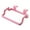 Pink, variant on Limei 2 PCS Kitchen Door Back Type Portable Garbage Bag Holder Household Cabinet Door Behind The Cloth Rack Trash Rack
