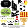 thumbnail image 2 of Big Dot of Happiness Goaaal - Soccer Photo Booth Props Kit - 20 Count, 2 of 7