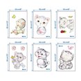 thumbnail image 3 of Removable Cartoon Cat Wall Sticker Waterproof Self Adhesive Decal for Toilet Decor Specification:ZY980D, 3 of 7