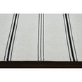 thumbnail image 5 of Signature Home Collection 7.75' x 10.25' Handcrafted Striped Pattern Area Throw Rug - White and, 5 of 5