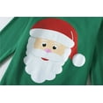 thumbnail image 4 of Little Boys Christmas Pajamas for Toddler Clothes Set Santa Claus Sleepwear Long Sleeve 100% Cotton 2 Piece Kids Pjs Size 1-10 Years 6164 2T, 4 of 7