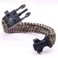 thumbnail image 3 of Pulsera de supervivencia de paracord. Tamaño de banda ajustable. Ideal para acampar, hacer senderismo, pescar y actividades al aire libre., 3 of 4