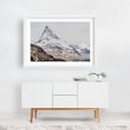 thumbnail image 2 of Mighty Matterhorn II - Zermatt Valais Switzerland Photography White Framed Wall Art Print 24 x 36 inches, 2 of 3