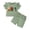 Girls Summer Set-B112-Green, variant on Toddler Girl Summer Short Clothes Sets Outfits Tee Shirts Shorts Playwear Girls Summer Set 0-3 Years,2-3 Years