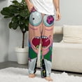 thumbnail image 4 of Rick And Morty Pajamas Pants 3D Printing Wide Leg PJ Pant Loungewear Casual Comfy Sleepwear Lounge Pants for Men WomenL, 4 of 9
