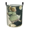 thumbnail image 1 of ZICANCN Kid Design Comics Laundry Basket Organizer , Dirty Clothes Hamper for Bathroom Kids Girls Boys Laundry Hamper Small, 1 of 8