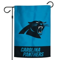 WinCraft Carolina Panthers 12" x 18" Applique Garden Flag