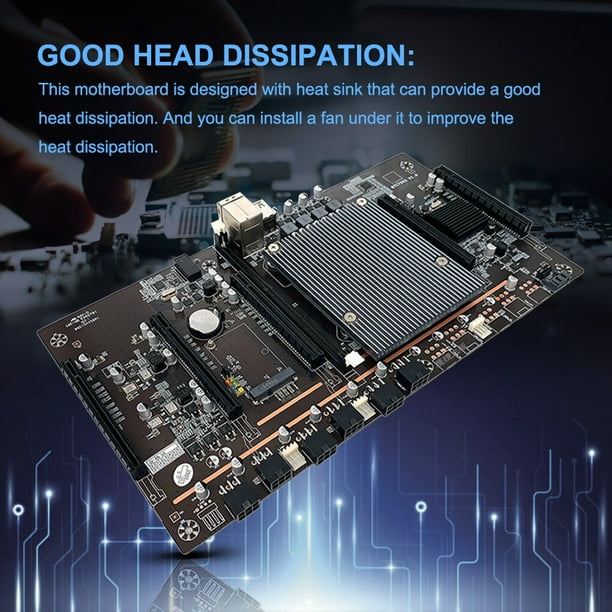 Matsuzay Placa base de minería BTC BTC79X5 LGA 2011 DDR3 PCI-E