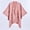 Pink, variant on Wraps Category Women's Warm Shawl Wrap Cape - Winter Cardigan Sweaters with Open Front Poncho